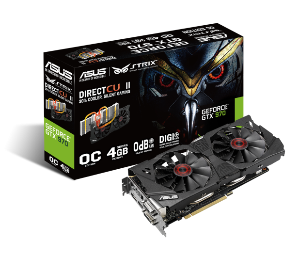 ASUS GeForce GTX 970 4096MB 256bit DirectCu II Strix OC - 208786 - zdjęcie